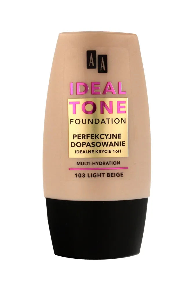 AA Make Up Ideal Tone Foundation ’Perfect Match’ Nr. 103 šviesiai bežinė 30ml - Kosmetika