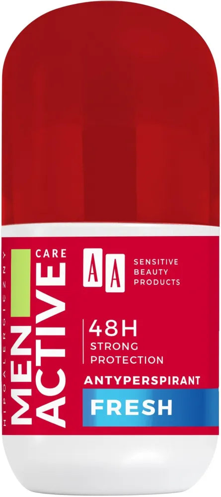 AA Men Active Care Deodorantas antiperspirantas roll-on Fresh 50ml - Kosmetika