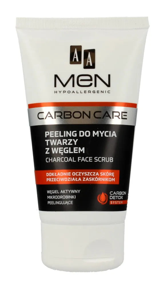 AA Men Carbon Care Veido valymo šveitiklis su anglimi 150ml - Kosmetika