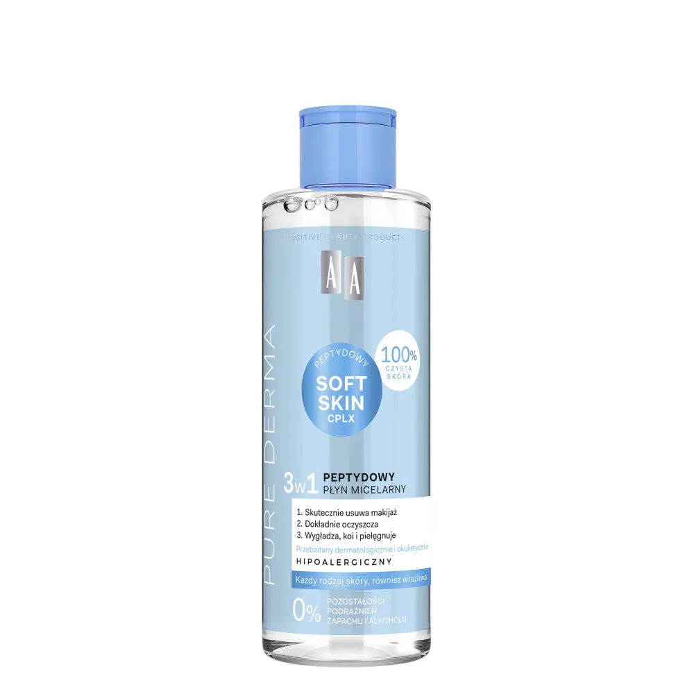 AA Pure Derma Peptide Micellar Liquid 3in1 200 ml - Kosmetika