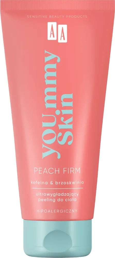 AA YOUMMY SKIN PEACH Švelninantis kūno šveitiklis. 200ml - Kosmetika
