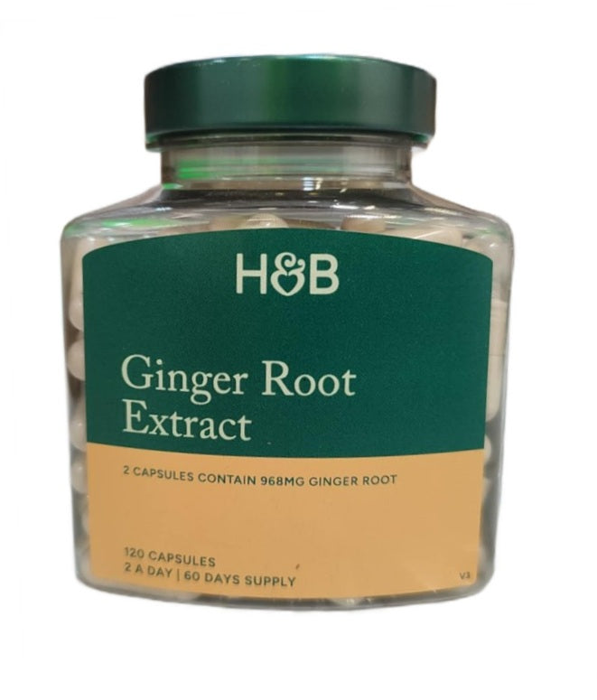 Ginger Root Extract - 120 caps - Holland & Barrett