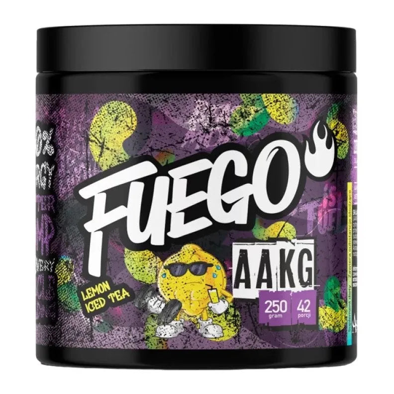 AAKG Lemon Iced Tea - 250g - Fuego - Sporto papildai