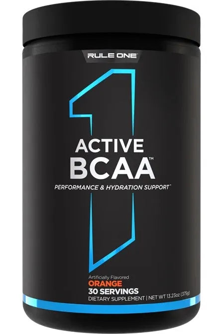 Active BCAA Orange - 375g - Rule One - Sporto papildai