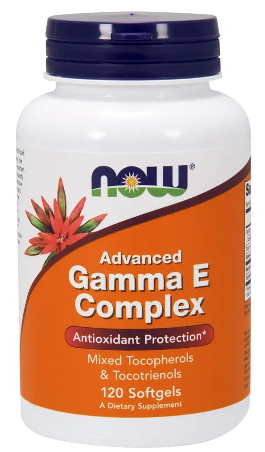 Advanced Gamma E Complex - 120 softgels - NOW Foods - Papildai