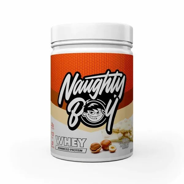 Advanced Whey White Chocolate Hazelnut - 900g - Naughty Boy - Sporto papildai