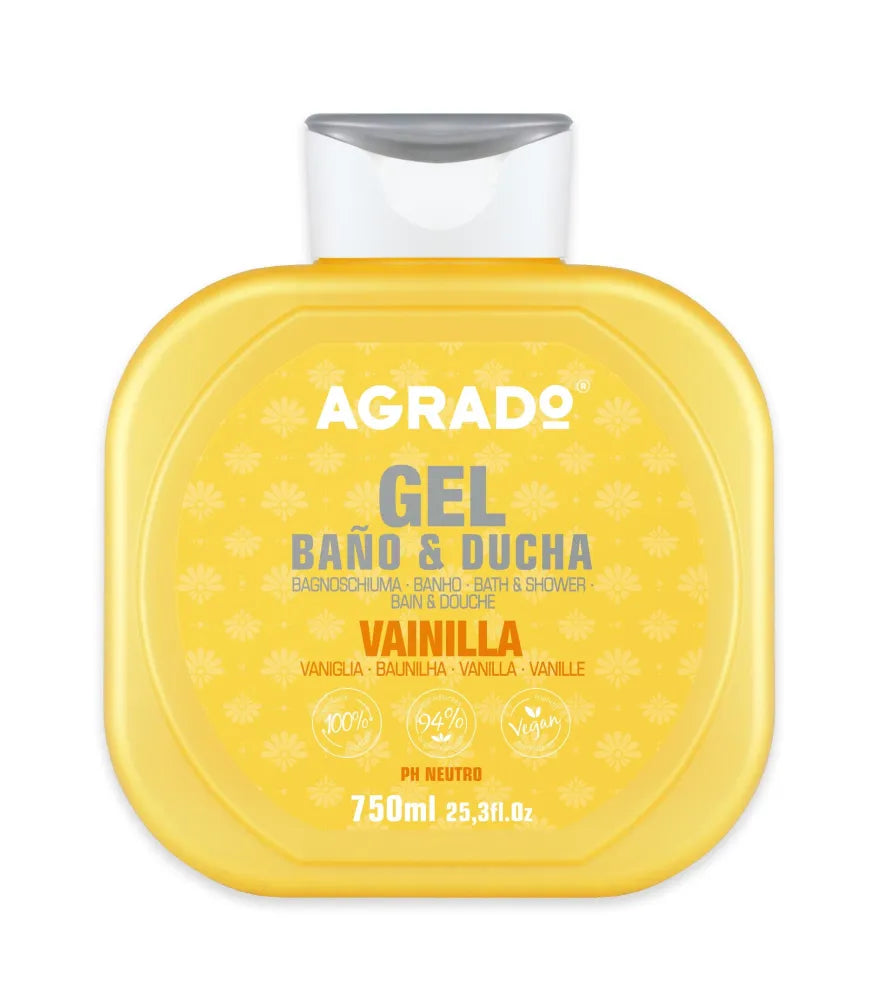 AGRADO Vanilla shower and bath gel 750 ml - Kosmetika