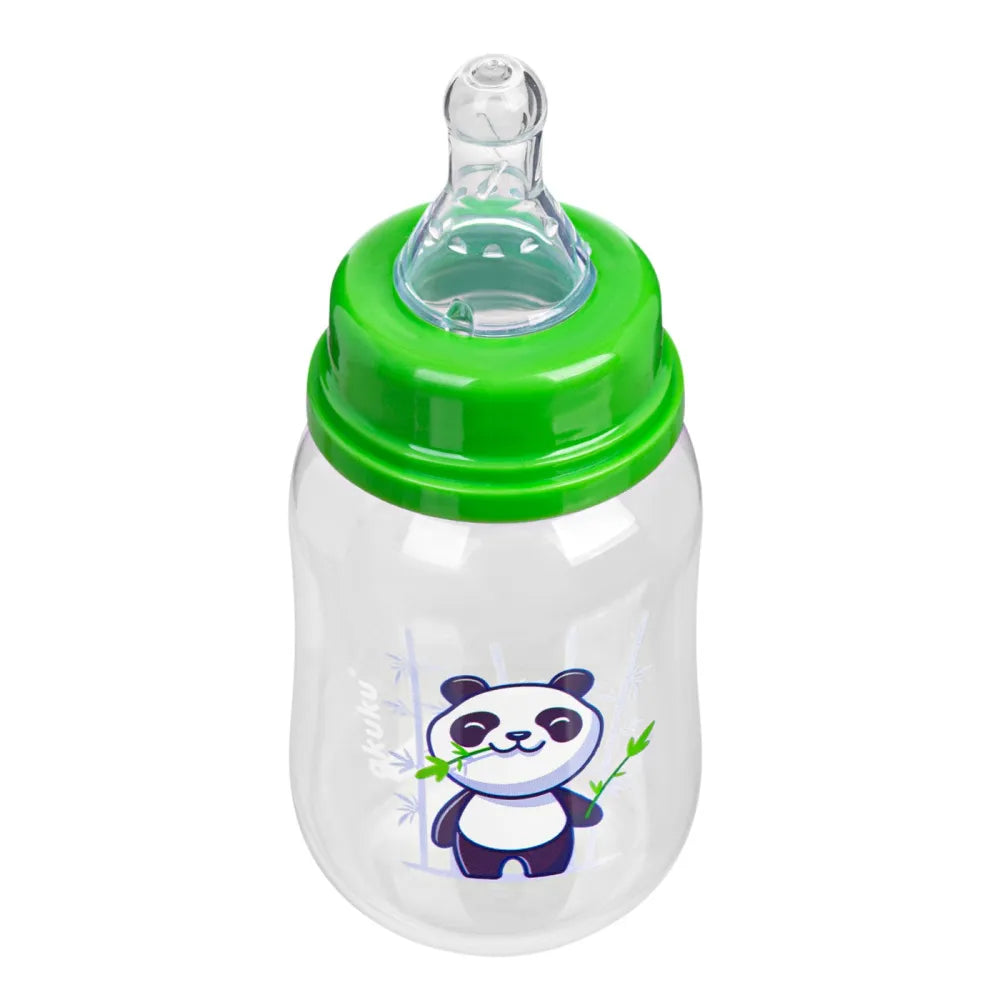 AKUKU kūdikių maitinimo buteliukas - Panda 125ml - Kosmetika