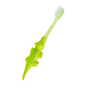 AKUKU Toothbrush for children - green crocodile - Vaikui ir mamai
