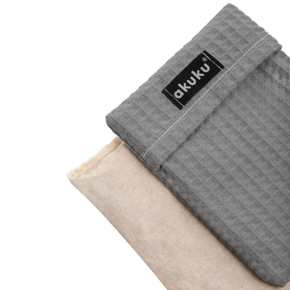 AKUKU vyšnių kauliukų pagalvėlė 13x16 cm pilka - Vaikui ir mamai
