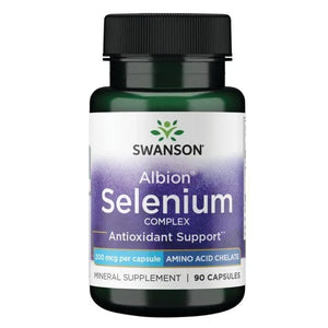 Albion Selenium Complex - Seleno kompleksas - 200 mcg - N90 - Swanson - Papildai