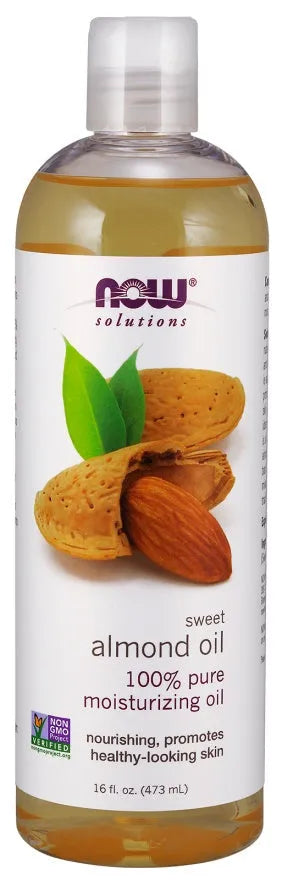Almond Oil Pure - 473 ml - NOW Foods - Papildai