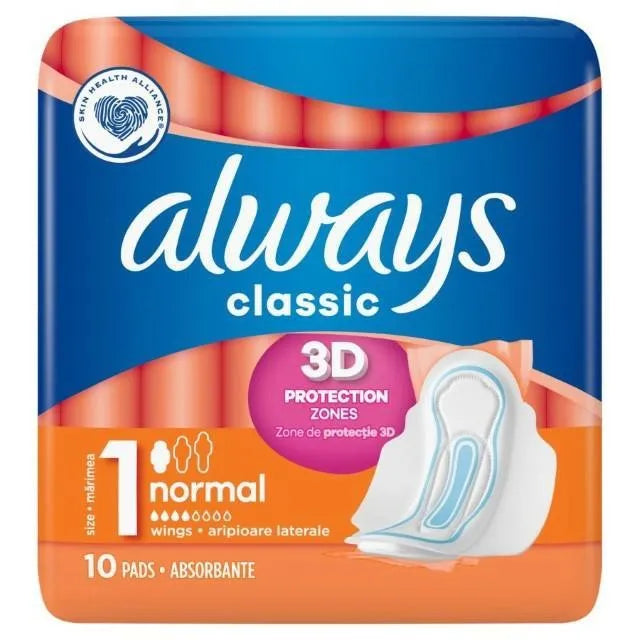 ALWAYS Classic Sanitary Towels with Wings - Maxi 1op.-. - Higiena