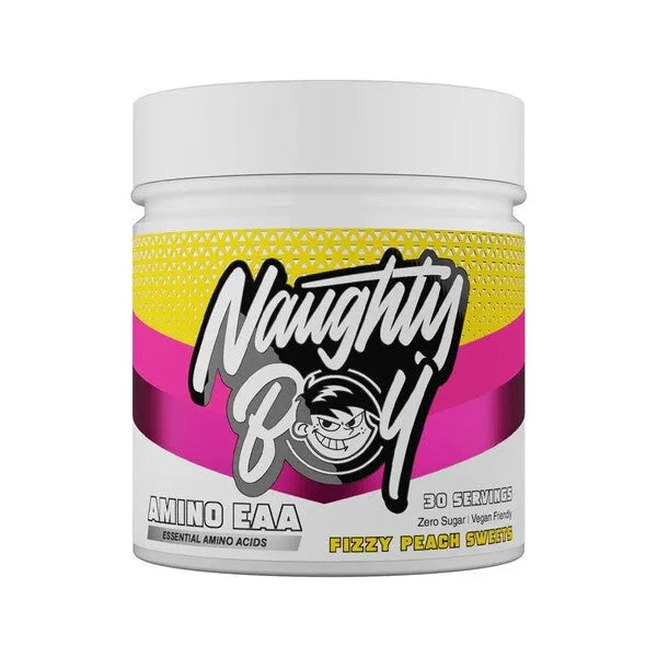 Amino EAA Fizzy Peach Sweets - 345g - Naughty Boy - Sporto papildai
