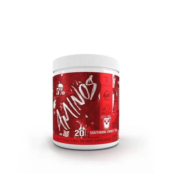 Aminos - Code Red Southern Sweet Tea - 224g - 5% Nutrition - Sporto papildai