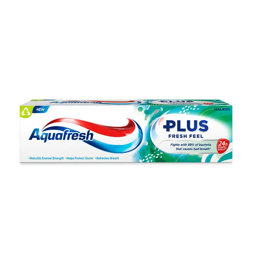 AQUAFRESH Plus Breath Freshening Toothpaste - Fresh Feel 75 ml. - Higiena