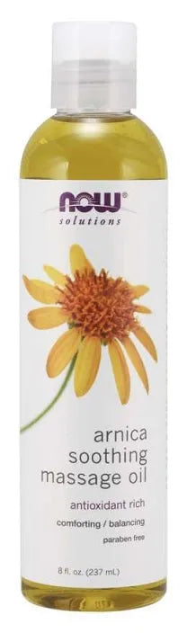 Arnica Soothing Massage Oil - 237 ml - NOW Foods - Papildai