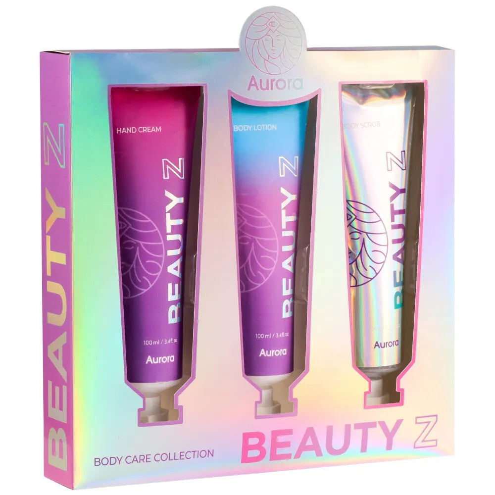 AURORA Beauty Gift Set with Peony & Rose Box - 3 products - Kosmetika