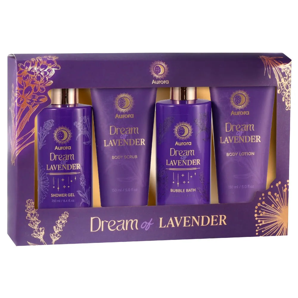 AURORA Dream of Lavender Box Gift Set - 4 products - Kosmetika