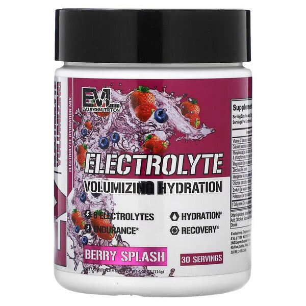 Electrolyte, Berry Splash - 114g - EVLution Nutrition