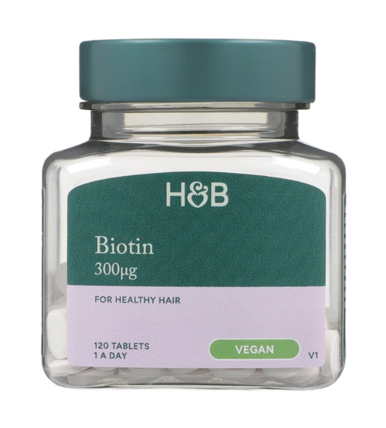 Biotin, 300mcg - 120 tablets - Holland & Barrett