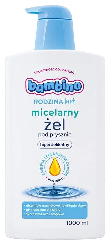 Bambino Family hipoalerginis dušo gelis 1000 ml - Kosmetika