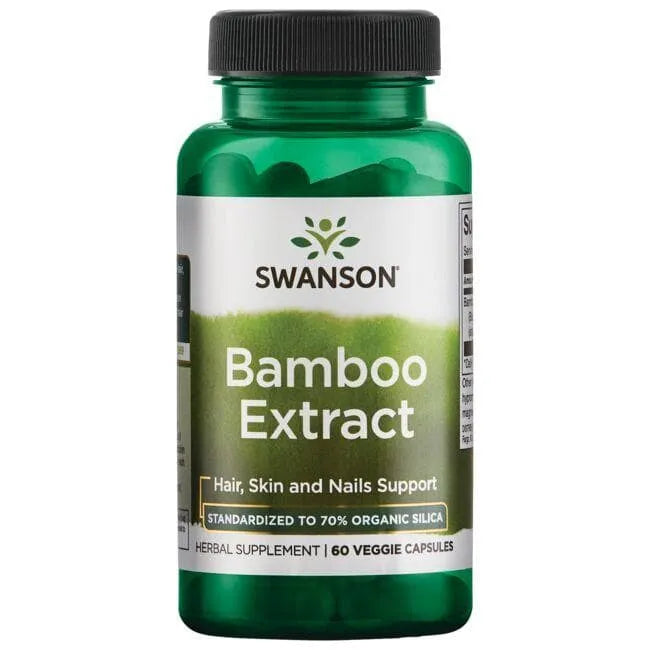 Bamboo Extract - N60 - Bambuko ekstraktas - Swanson - Papildai