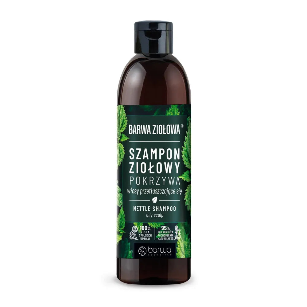 BARWA Herbal šampūnas Nettle riebiems plaukams 250ml - Kosmetika