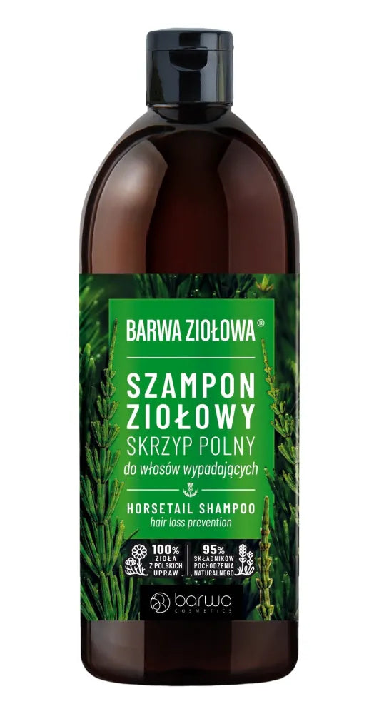 BARWA Herbal šampūnas plaukams Field Horsetail – plaukų slinkimui 480ml - Kosmetika