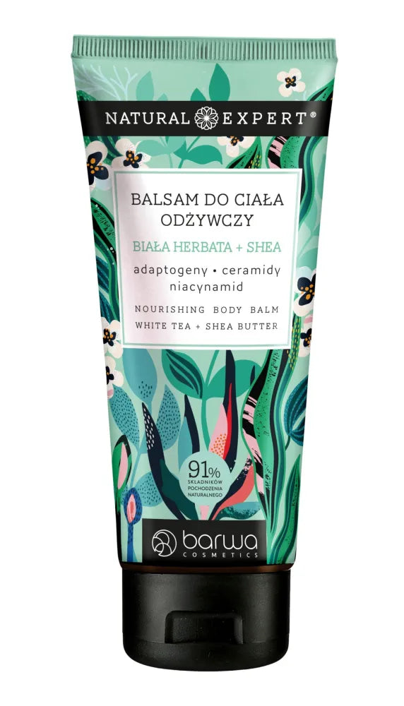 BARWA Natural Expert Maitinantis kūno balzamas White tea + Shea 200 ml - Kosmetika