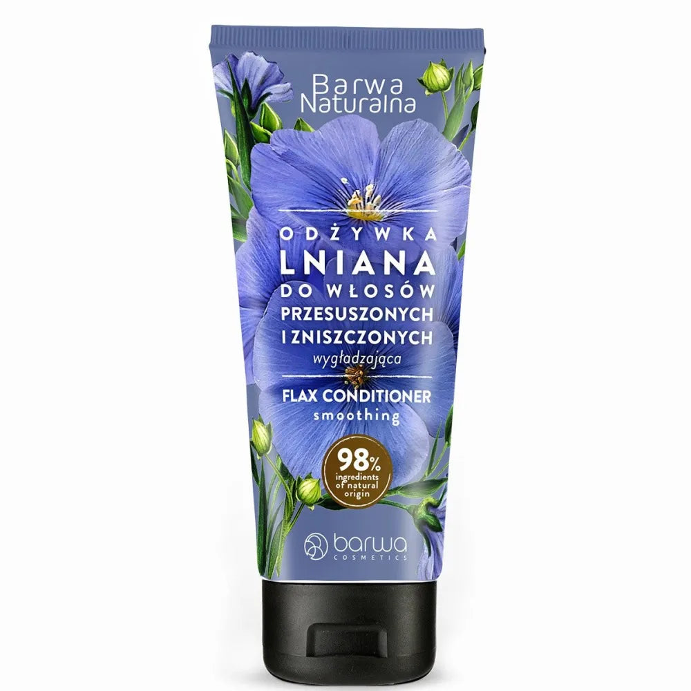BARWA Natural Flaxseed Smoothing Conditioner sausiems ir pažeistiems plaukams 200 ml - Kosmetika