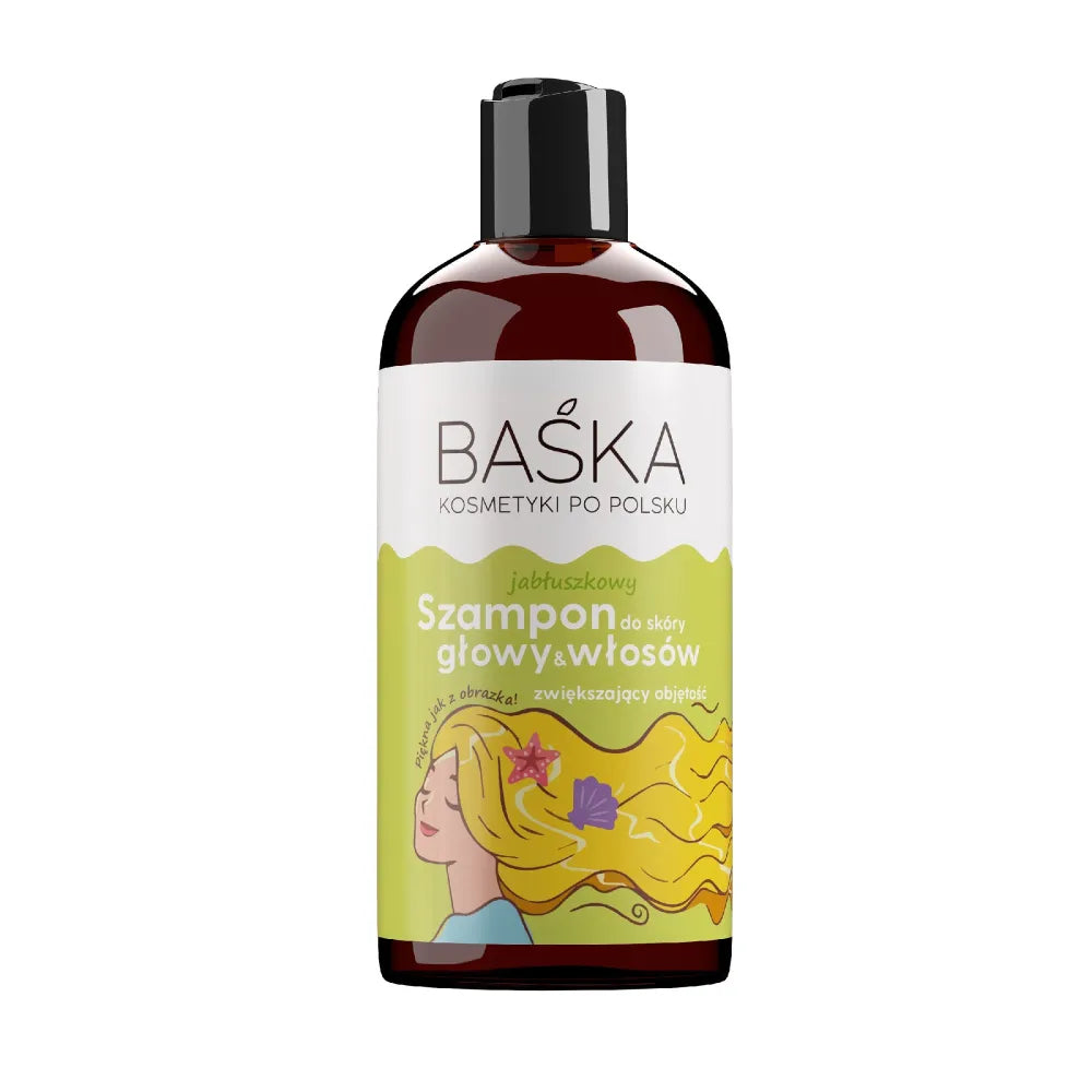 BAŚKA Cosmetics Lietuvių obuolių šampūnas plaukams - apimties 500ml - Kosmetika