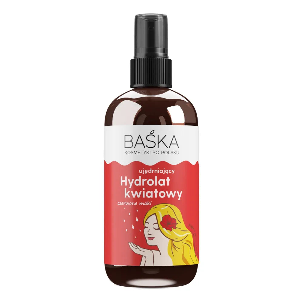 BAŚKA Firming floral hydrolate for the face - raudonieji aguonai 100 ml - Kosmetika