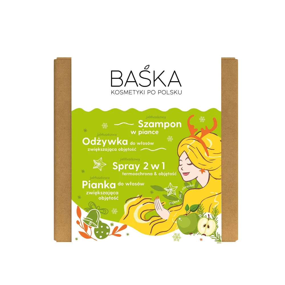 BAŚKA Hair dovanų rinkinys - Apple - Kosmetika