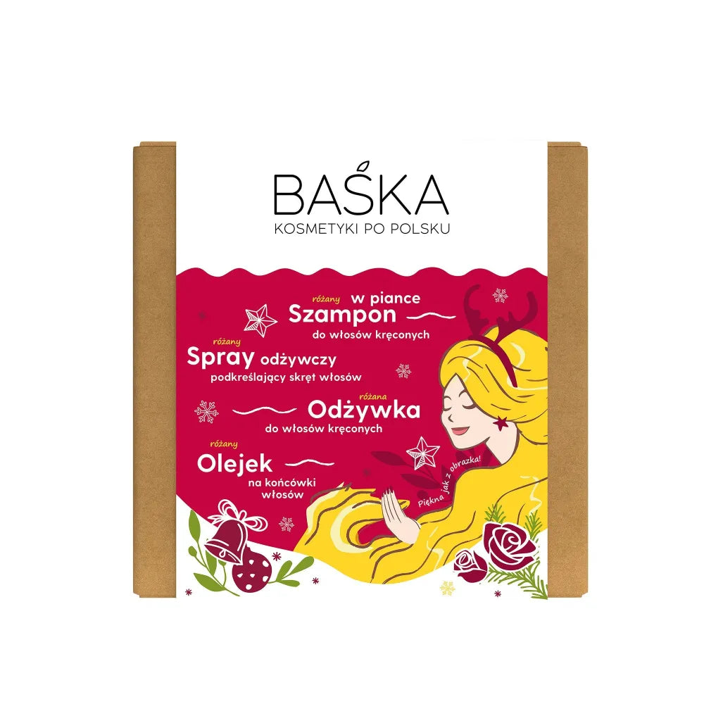 BAŚKA Hair dovanų rinkinys - Rose - Kosmetika
