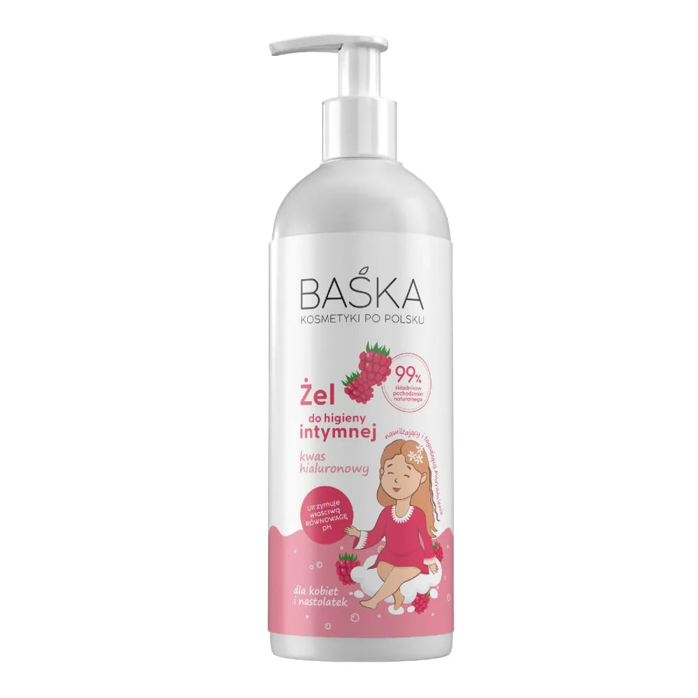 BAŚKA Intymios higienos gelis - hialurono rūgštis 400 ml - Kosmetika