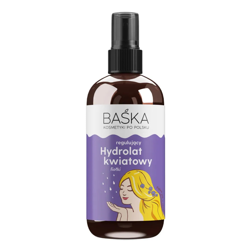 BAŚKA Reguliuojantis gėlių veido hidrolatas - violetinės 100 ml - Kosmetika