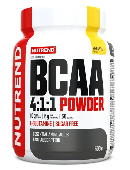 BCAA 4:1:1 Powder Pineapple - 500g - Nutrend - Sporto papildai