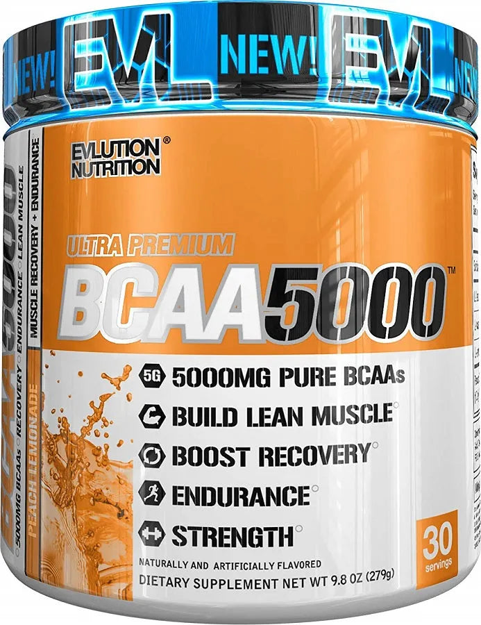BCAA 5000 Blue Raz - 240g - EVLution Nutrition - Sporto papildai