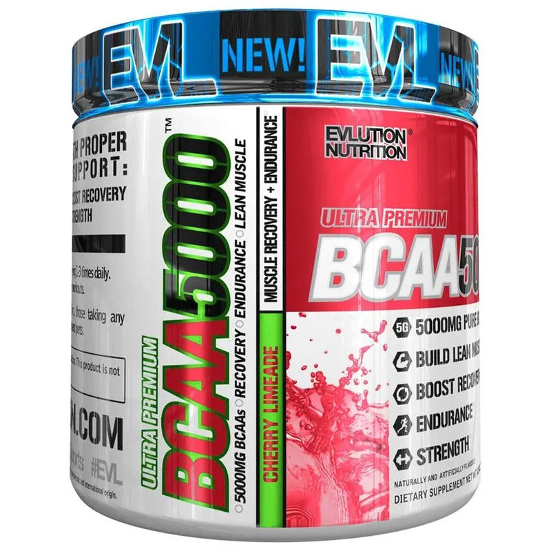 BCAA 5000 Cherry Limeade - 249g - EVLution Nutrition - Sporto papildai
