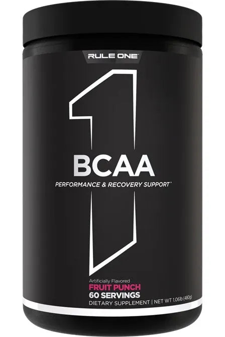 BCAA Fruit Punch - 480g - Rule One - Sporto papildai