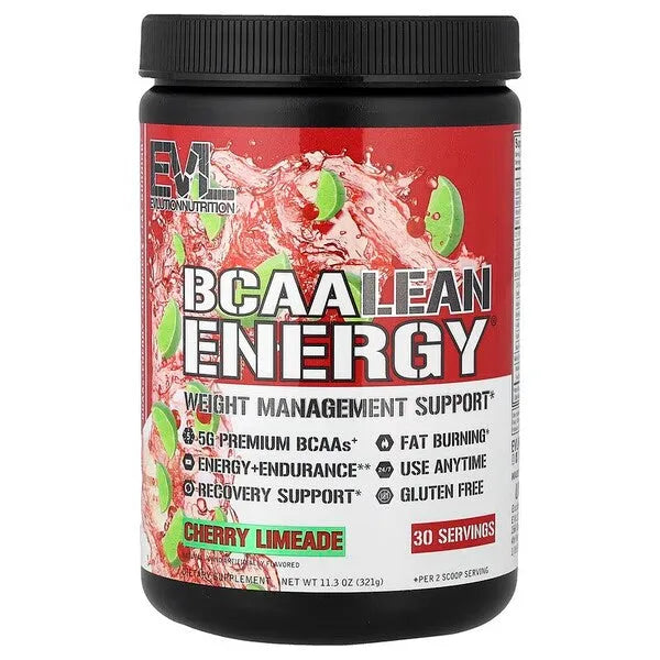BCAA Lean Energy Cherry Limeade - 321g - EVLution Nutrition - Sporto papildai