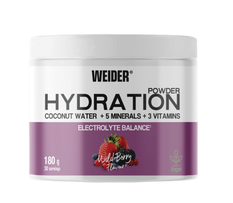 Hydration Powder, Wild Berry - 180g - Weider