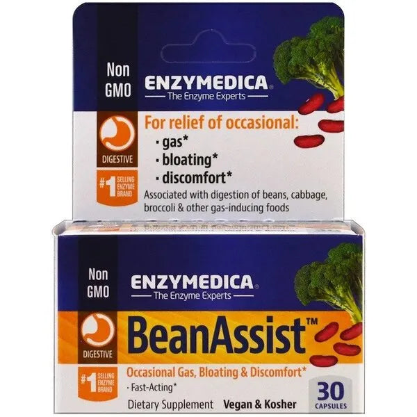 BeanAssist - 30 caps - Enzymedica - Papildai
