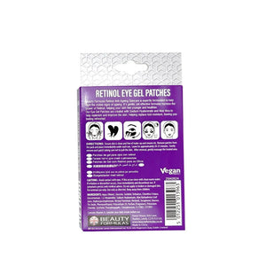 BEAUTY FORMULAS Retinol Anti-aging eye patches with 1 op. - 6 pairs - Kosmetika