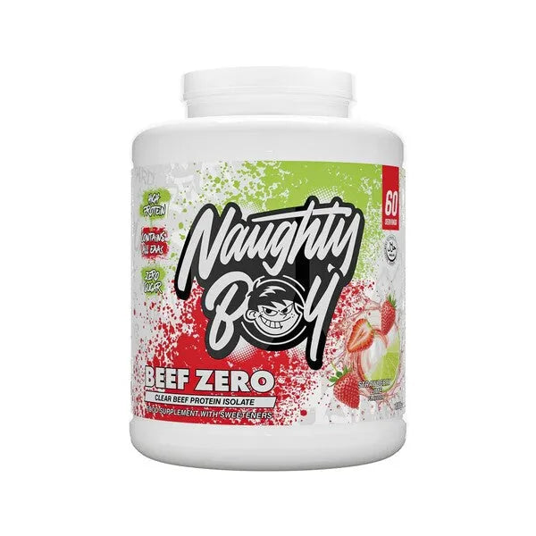 Beef Zero Strawberry Lime - 1800g - Naughty Boy - Sporto papildai