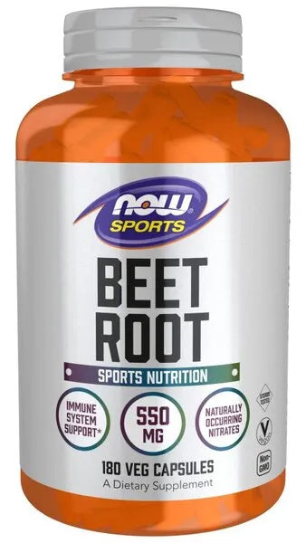 Beet Root Capsules - 180 vcaps - NOW Foods - Papildai