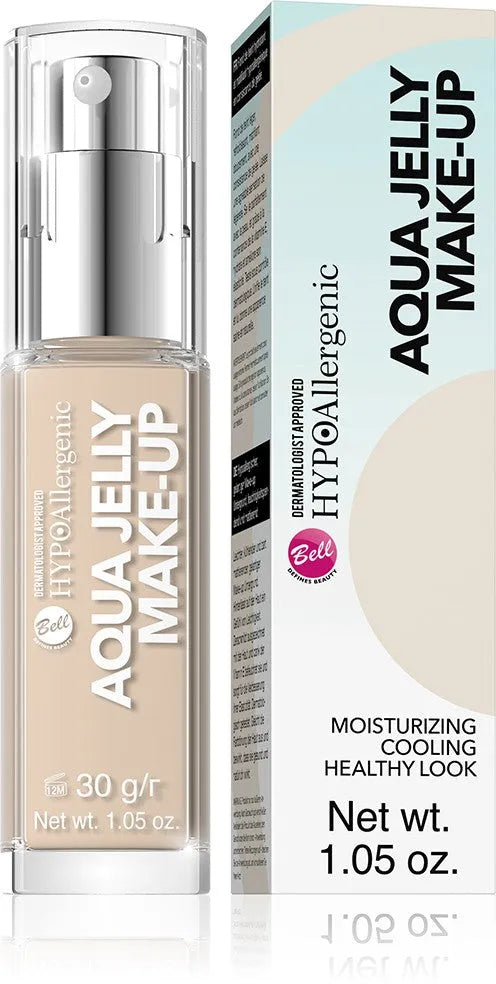 Bell Hypoallergenic Fluid Aqua Jelly drėkinantis-vėsinantis nr. 01 30g - Kosmetika