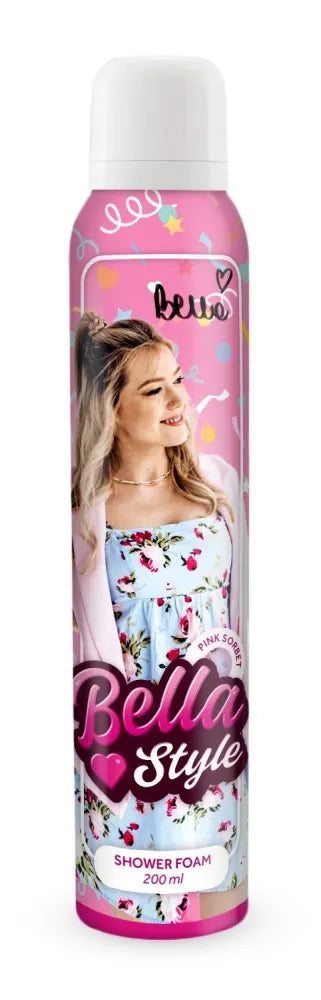 BELLA STYLE Dušo Putos Rožinė Sorbeto 200ml - Kosmetika