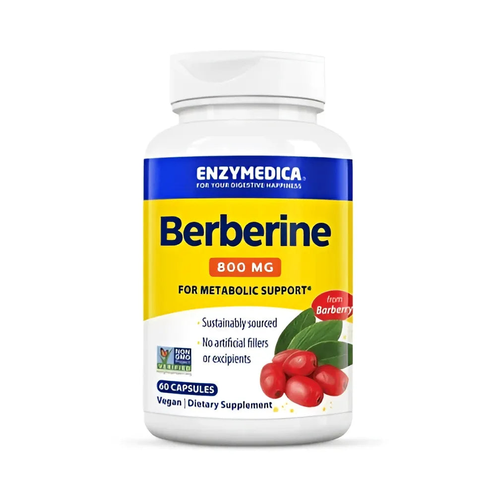 Berberine 800mg - 60 caps - Enzymedica - Papildai